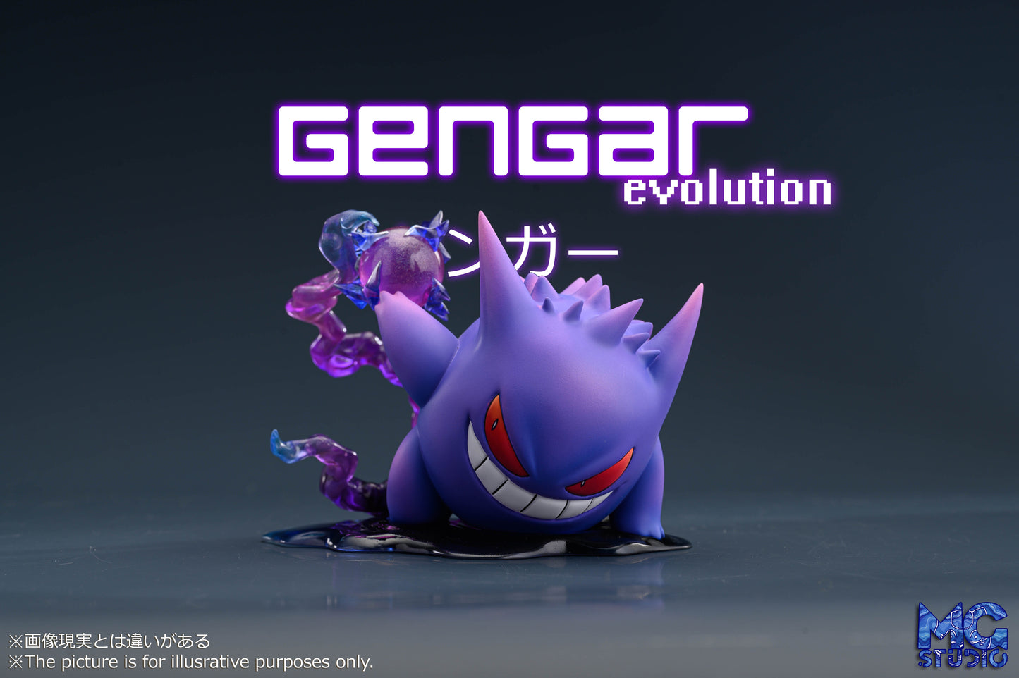 MG STUDIO – POKEMON: SCALE WORLD SERIES, GENGAR EVOLUTION FAMILY [IN STOCK]