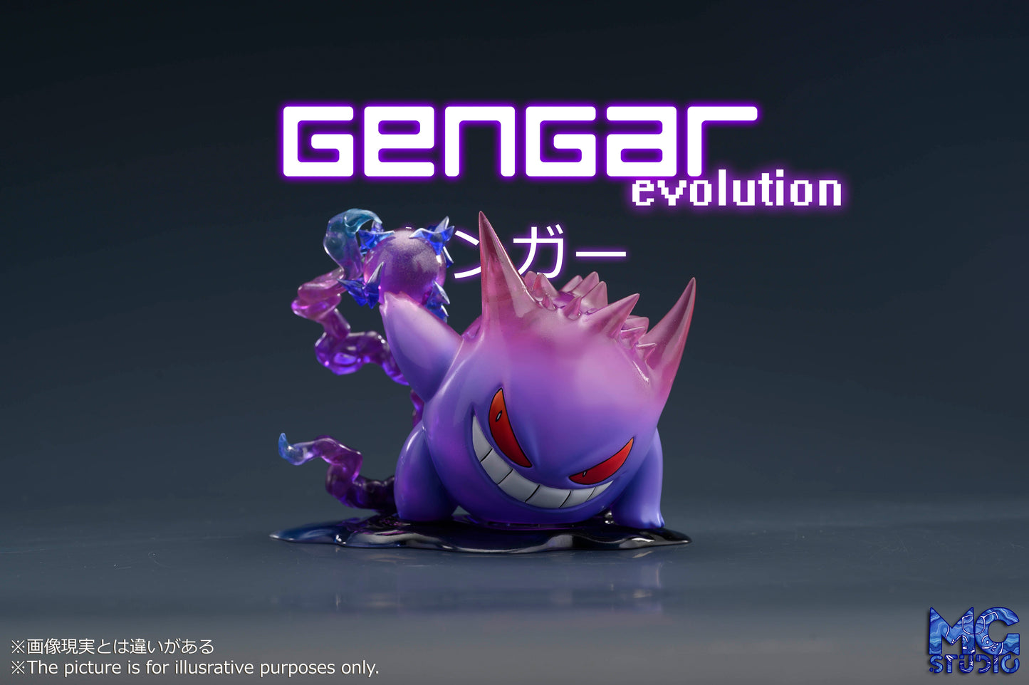 MG STUDIO – POKEMON: SCALE WORLD SERIES, GENGAR EVOLUTION FAMILY [IN STOCK]