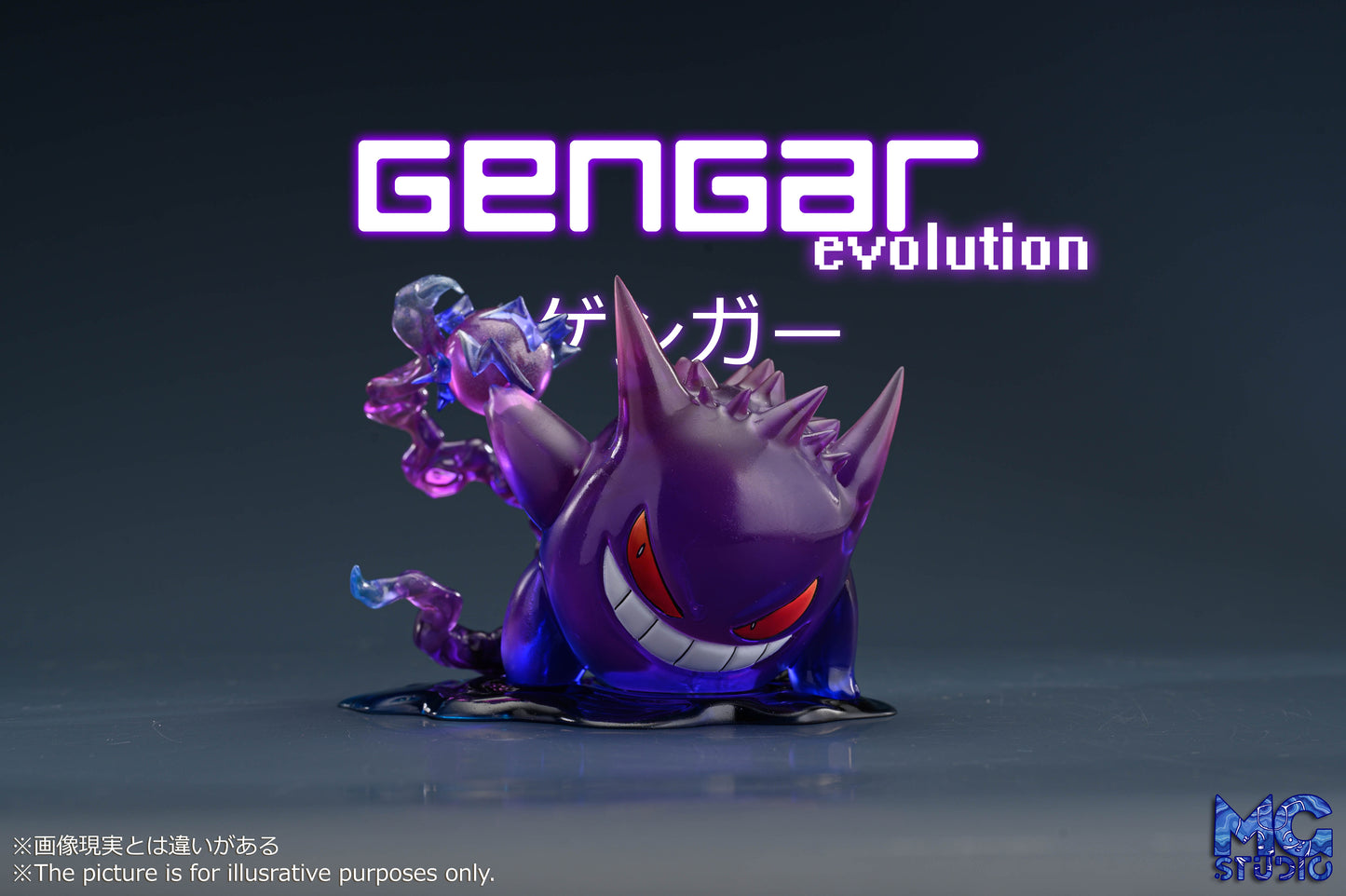 MG STUDIO – POKEMON: SCALE WORLD SERIES, GENGAR EVOLUTION FAMILY [IN STOCK]