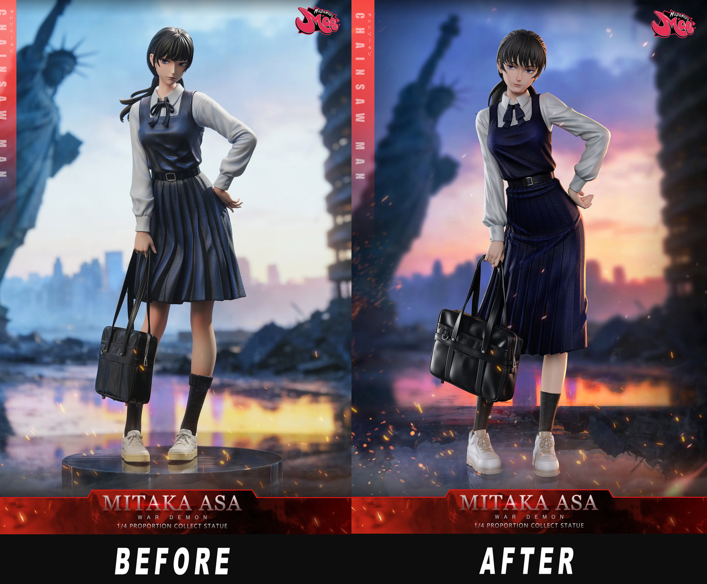 MODOMODO STUDIO – CHAINSAW MAN: 2. WAR DEVIL, YORU AND ASA MITAKA [PRE-ORDER]