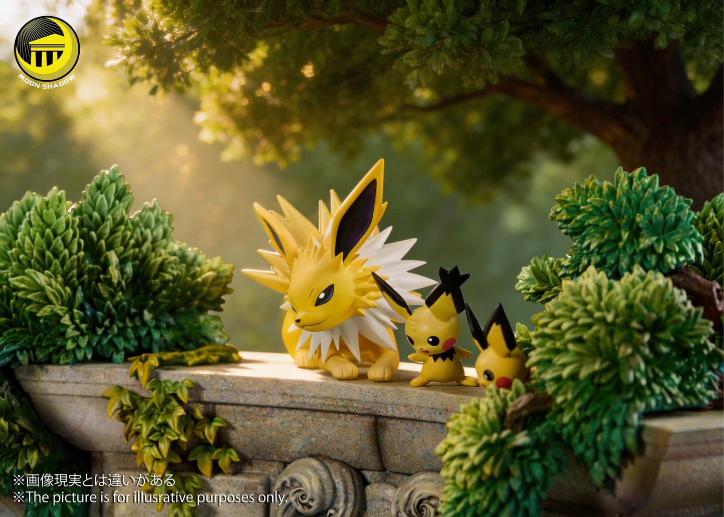 MOON SHADOW STUDIO - POKEMON: ANNIVERSARY MODEL, EEVEE FAMILY GARDEN SCENE [PRE-ORDER]