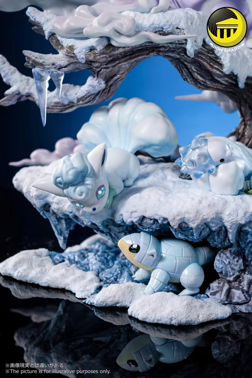 MOON SHADOW STUDIO – POKEMON: NATURE SERIES, ALOLAN NINETAILS, VULPIX AND SANDSHREW [SOLD OUT]