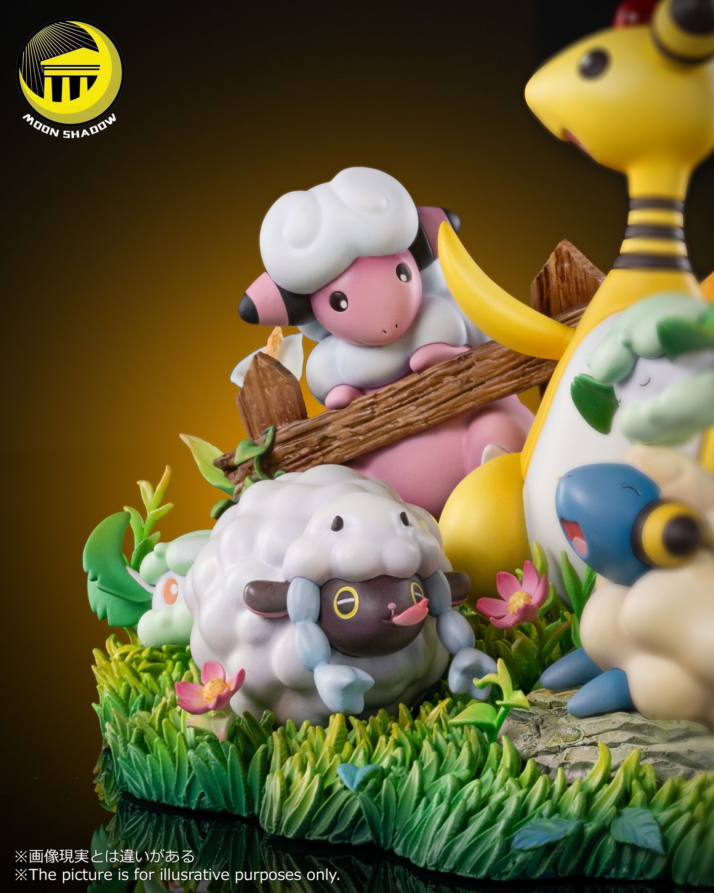 MOON SHADOW STUDIO – POKEMON: NATURE SERIES, AMPHAROS EVOLUTION FAMILY [PRE-ORDER]