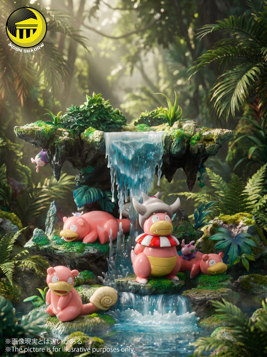 MOON SHADOW STUDIO – POKEMON: NATURE SERIES, SLOWPOKE FAMILY [PRE-ORDER]