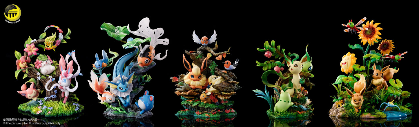 MOON SHADOW STUDIO - POKEMON NATURE SERIES, EEVEE AND PIKACHU 10