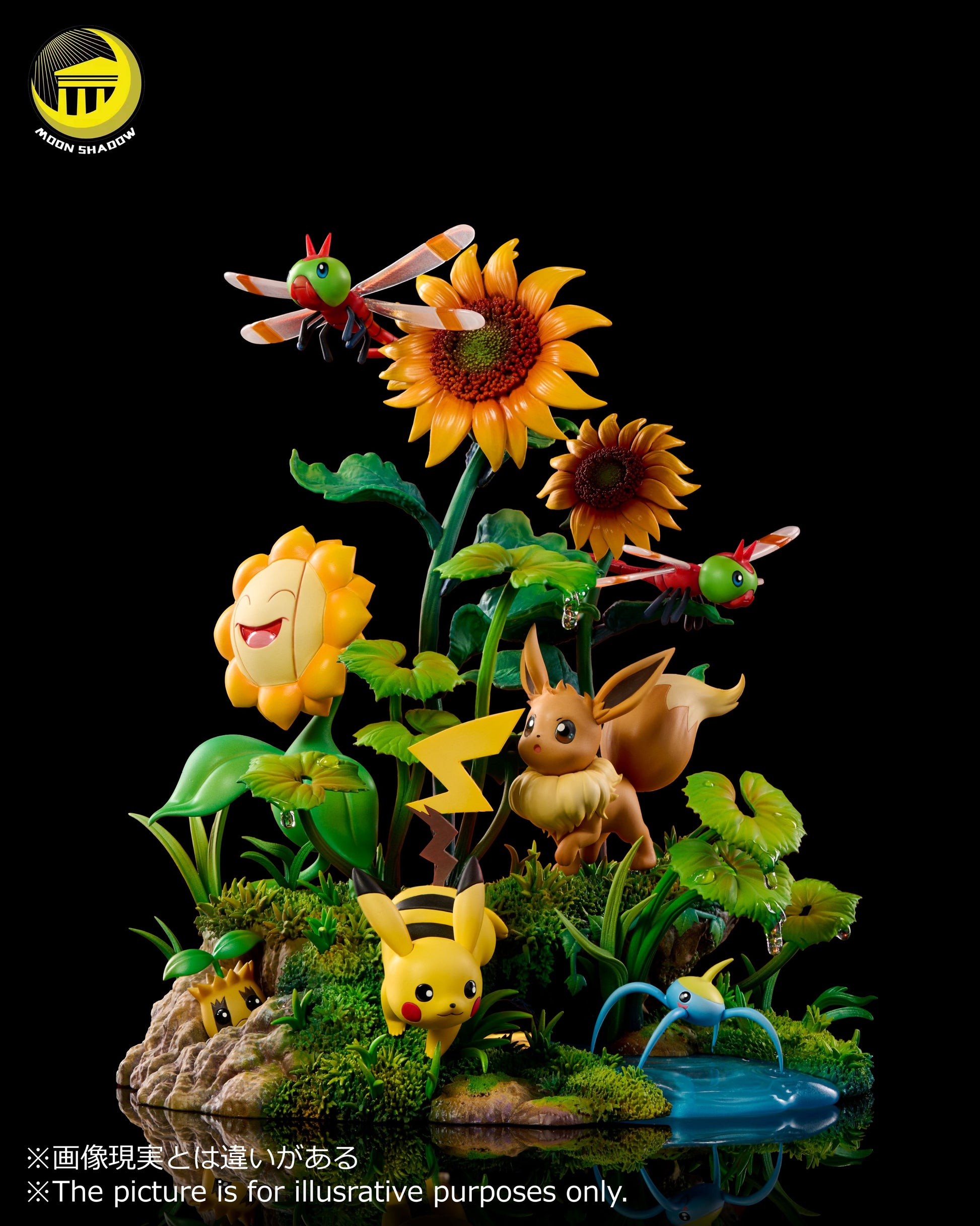 MOON SHADOW STUDIO - POKEMON NATURE SERIES, EEVEE AND PIKACHU 2