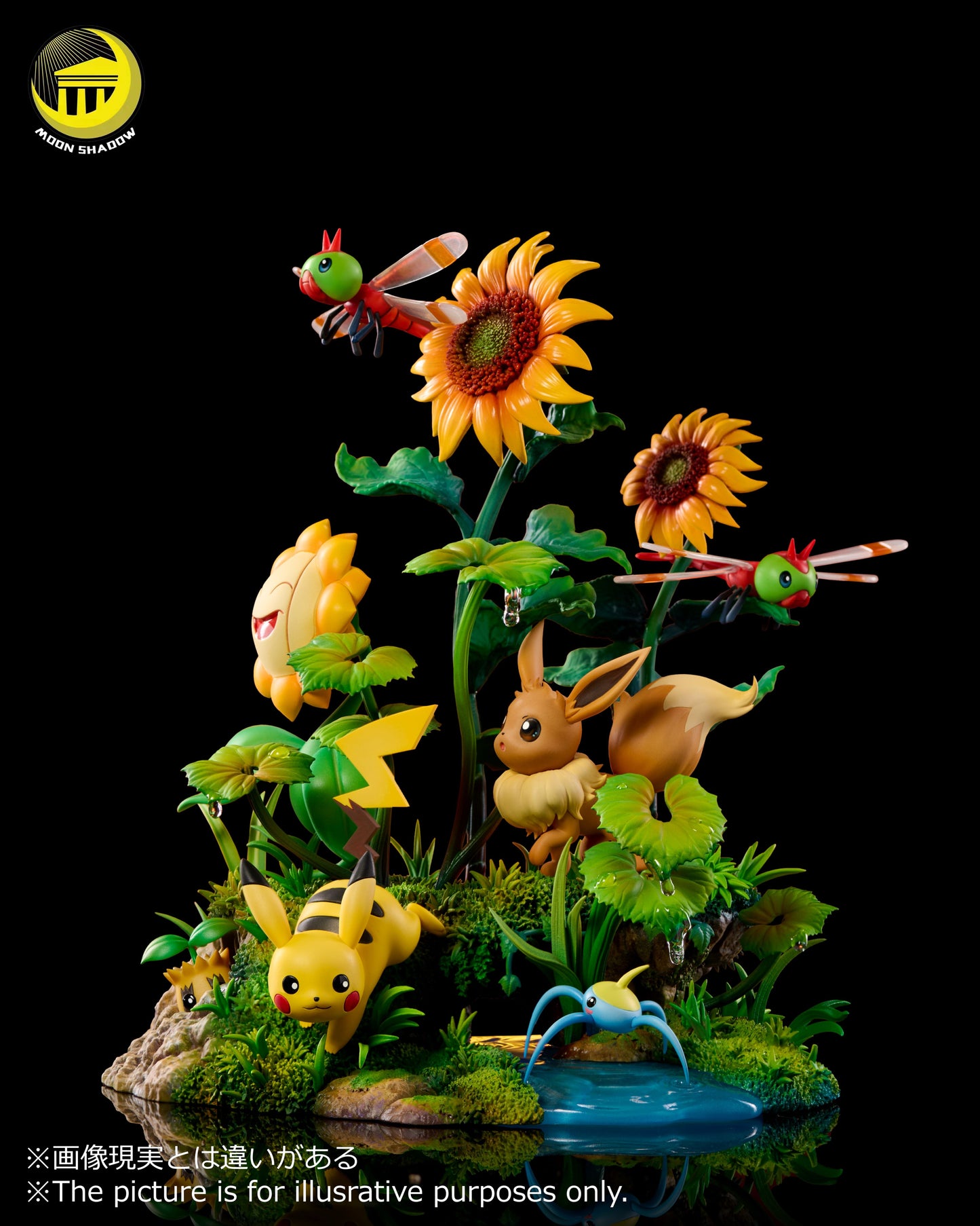 MOON SHADOW STUDIO - POKEMON NATURE SERIES, EEVEE AND PIKACHU 3