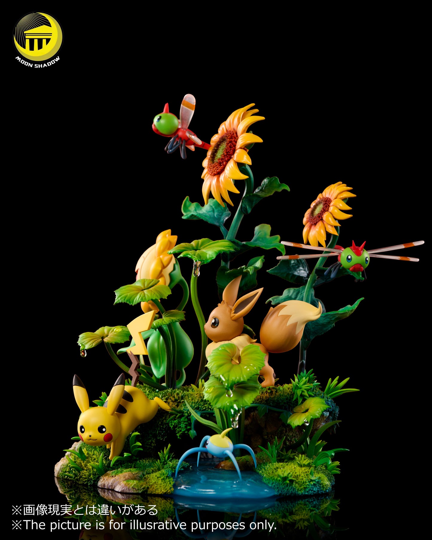 MOON SHADOW STUDIO - POKEMON NATURE SERIES, EEVEE AND PIKACHU 4