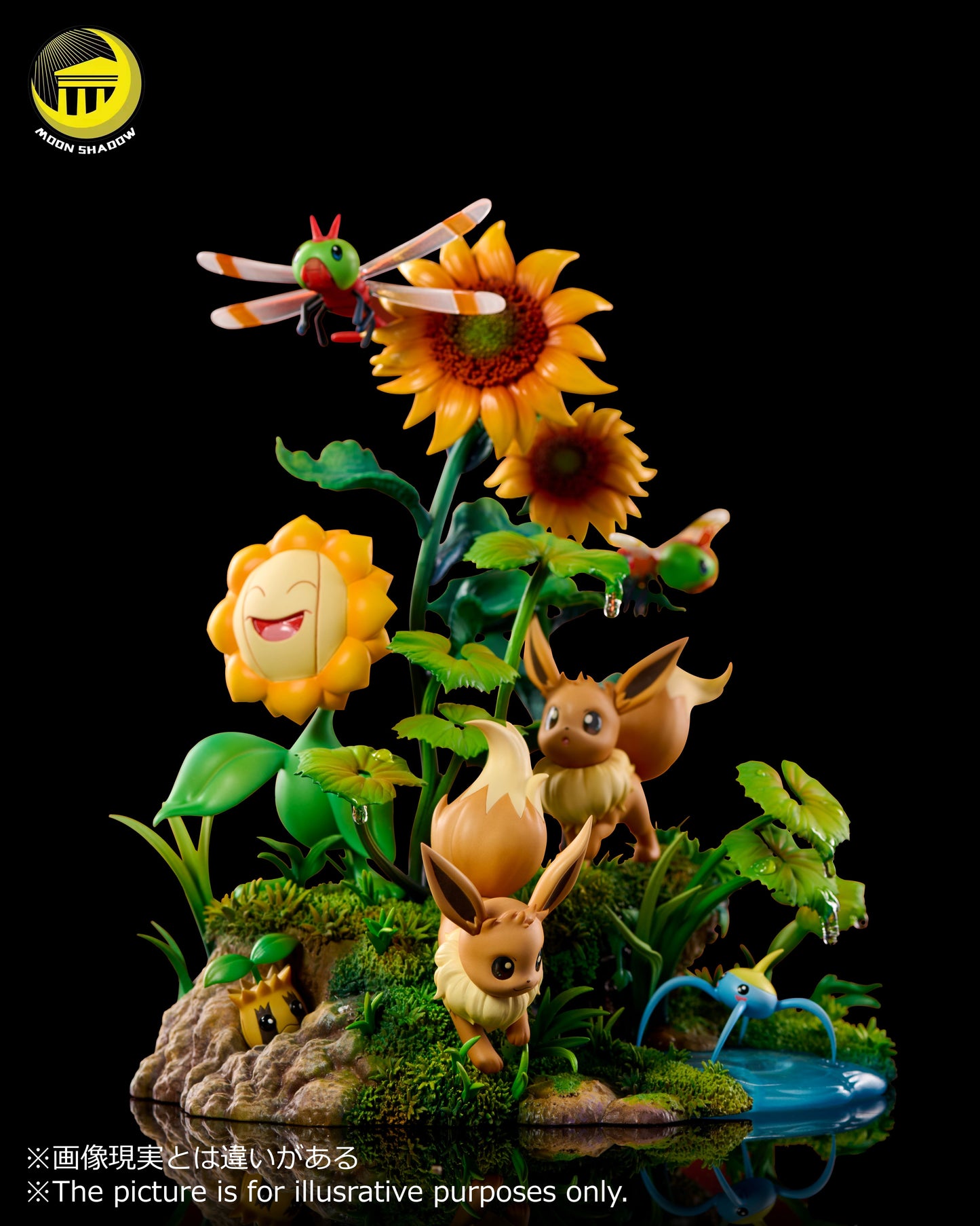 MOON SHADOW STUDIO - POKEMON NATURE SERIES, EEVEE AND PIKACHU 6