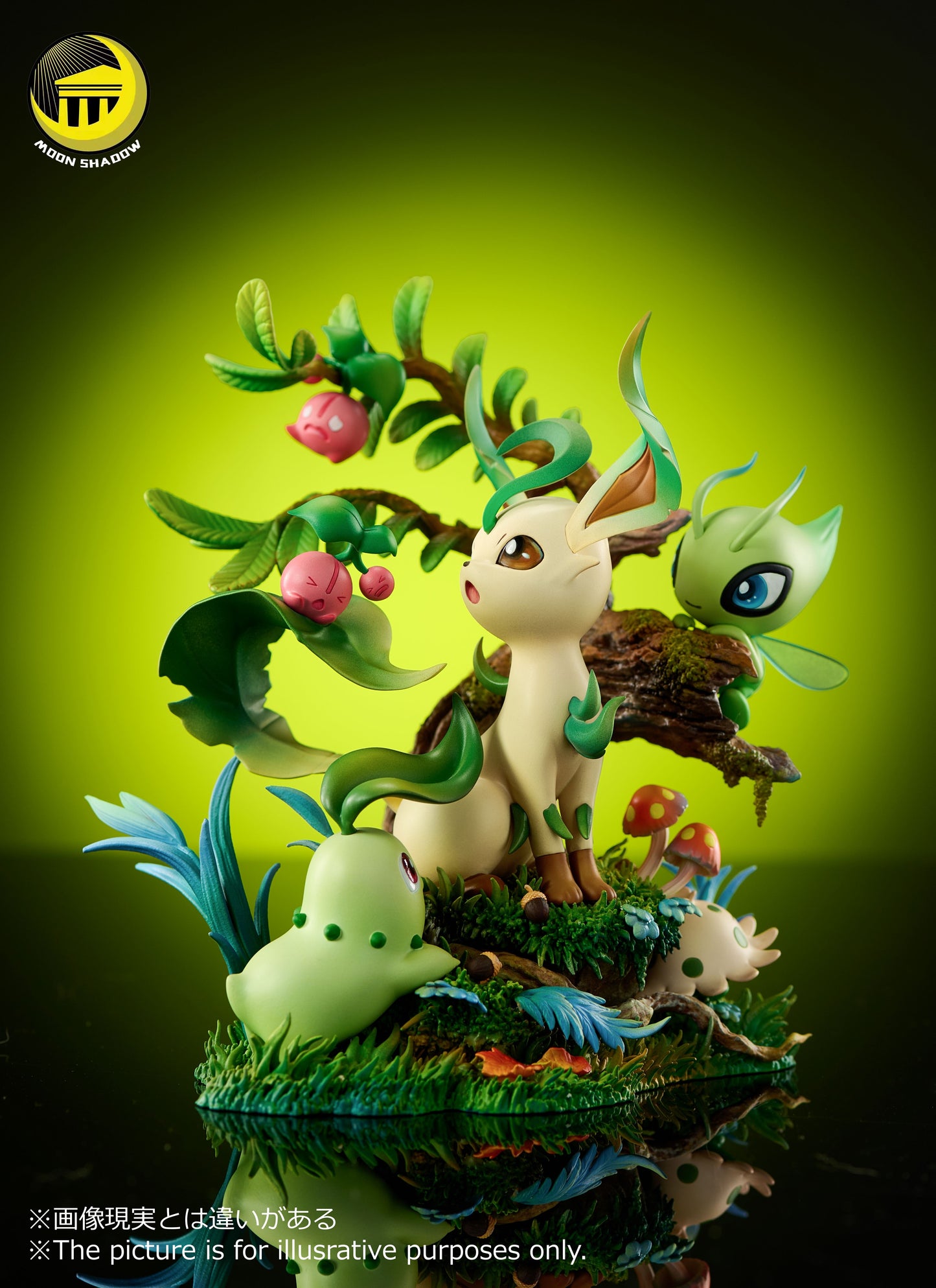 MOON SHADOW STUDIO - POKEMON NATURE SERIES, LEAFEON 1