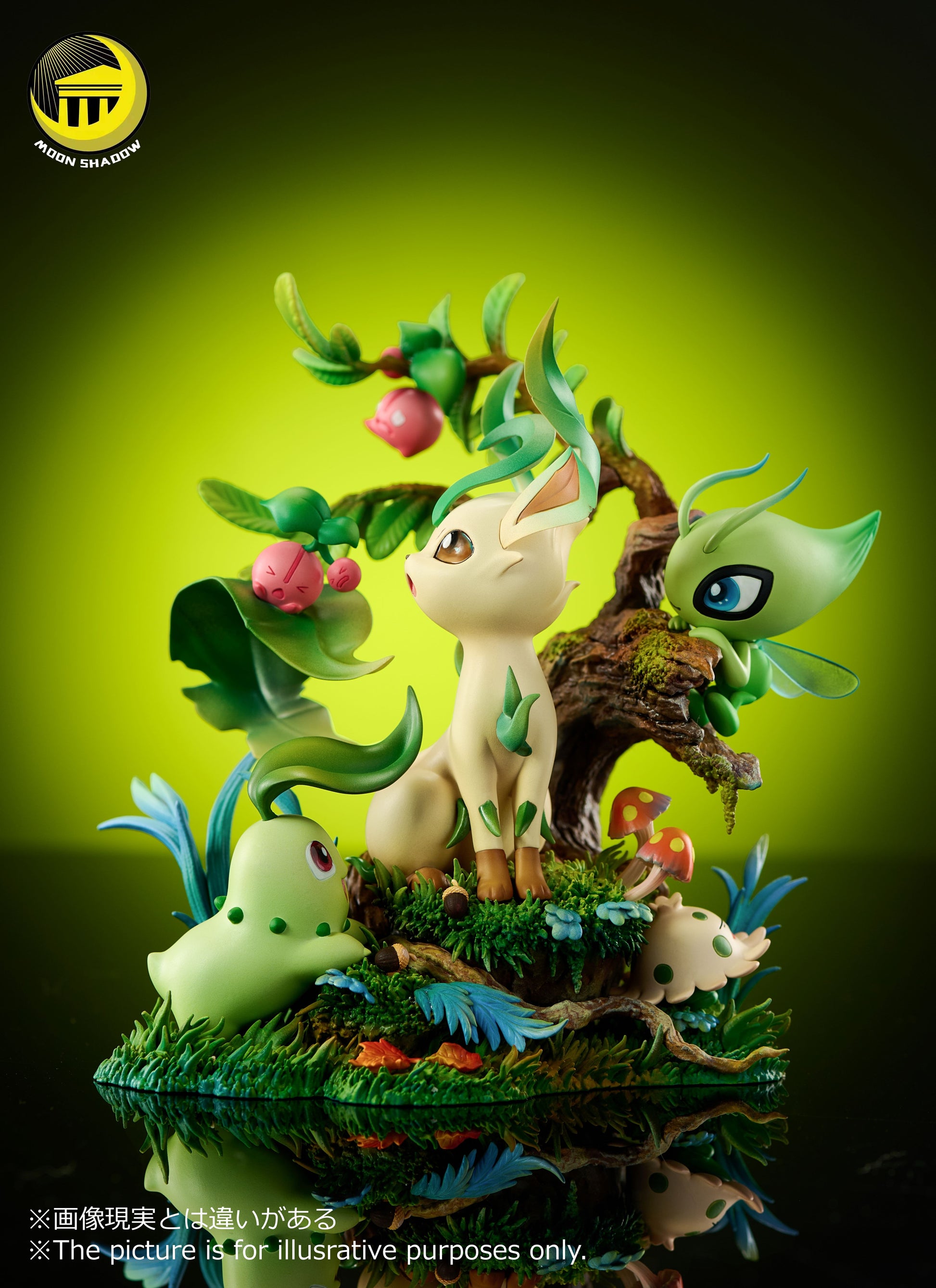 MOON SHADOW STUDIO - POKEMON NATURE SERIES, LEAFEON 5