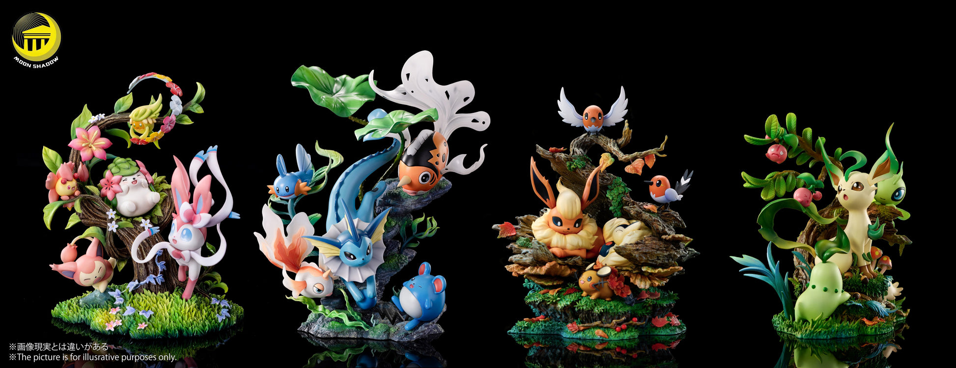MOON SHADOW STUDIO - POKEMON NATURE SERIES, LEAFEON 6