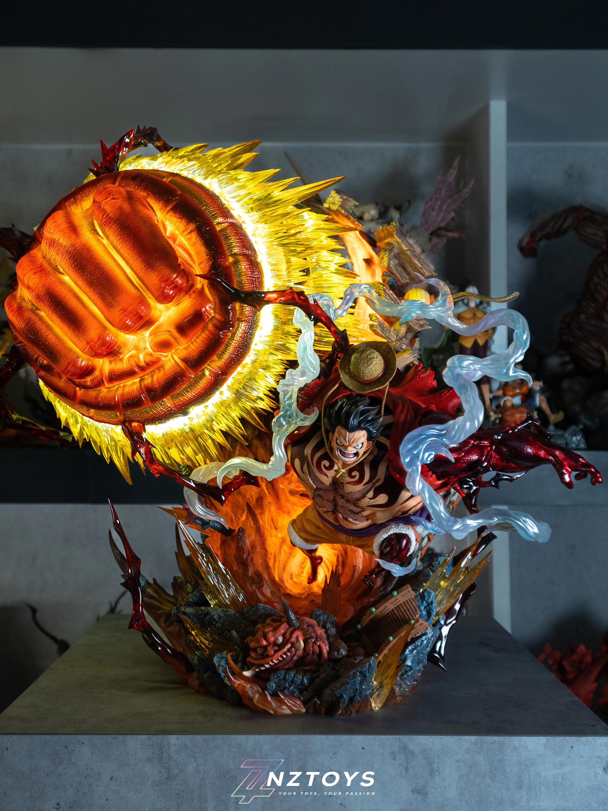 one piece gear 4 bound man MORE FUN x MONKEY D STUDIO – ONE PIECE: GEAR FOURTH “BOUNDMAN” KONG GU – FF COLLECTIBLES