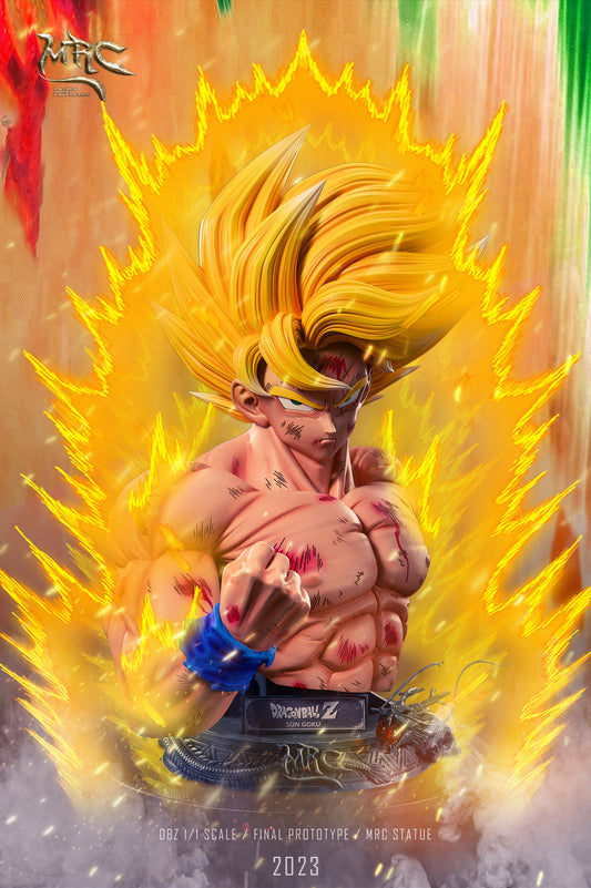 PRE-ORDER HU BEN Studio - Dragon Ball Super Saiyan 3 Son Goku 1/6 Statue(GK)