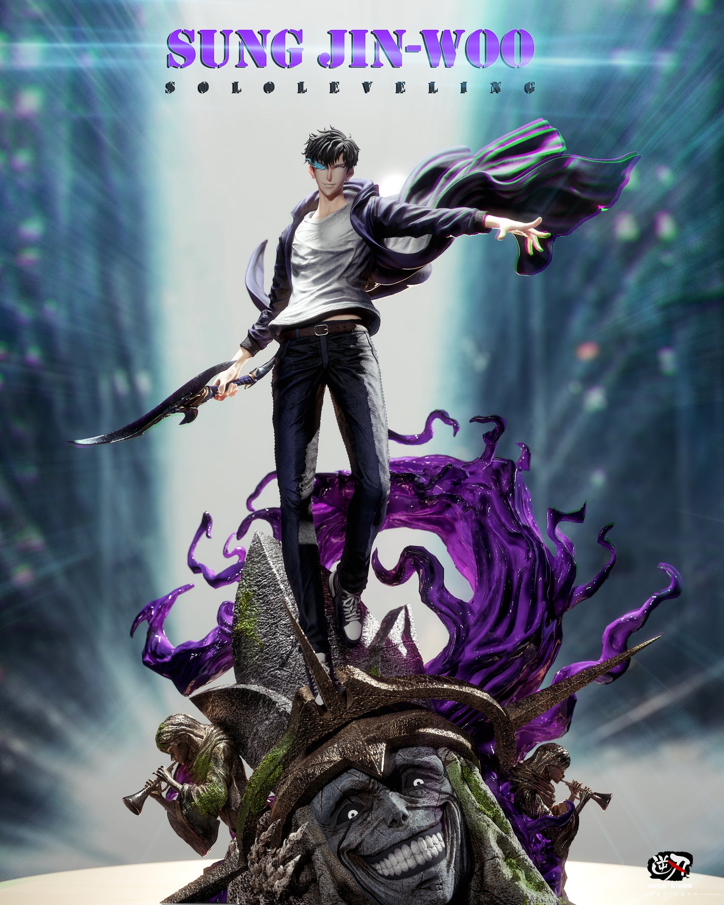 NIREN STUDIO – SOLO LEVELING: SHADOW MONARCH, SUNG JINWOO [PRE-ORDER]