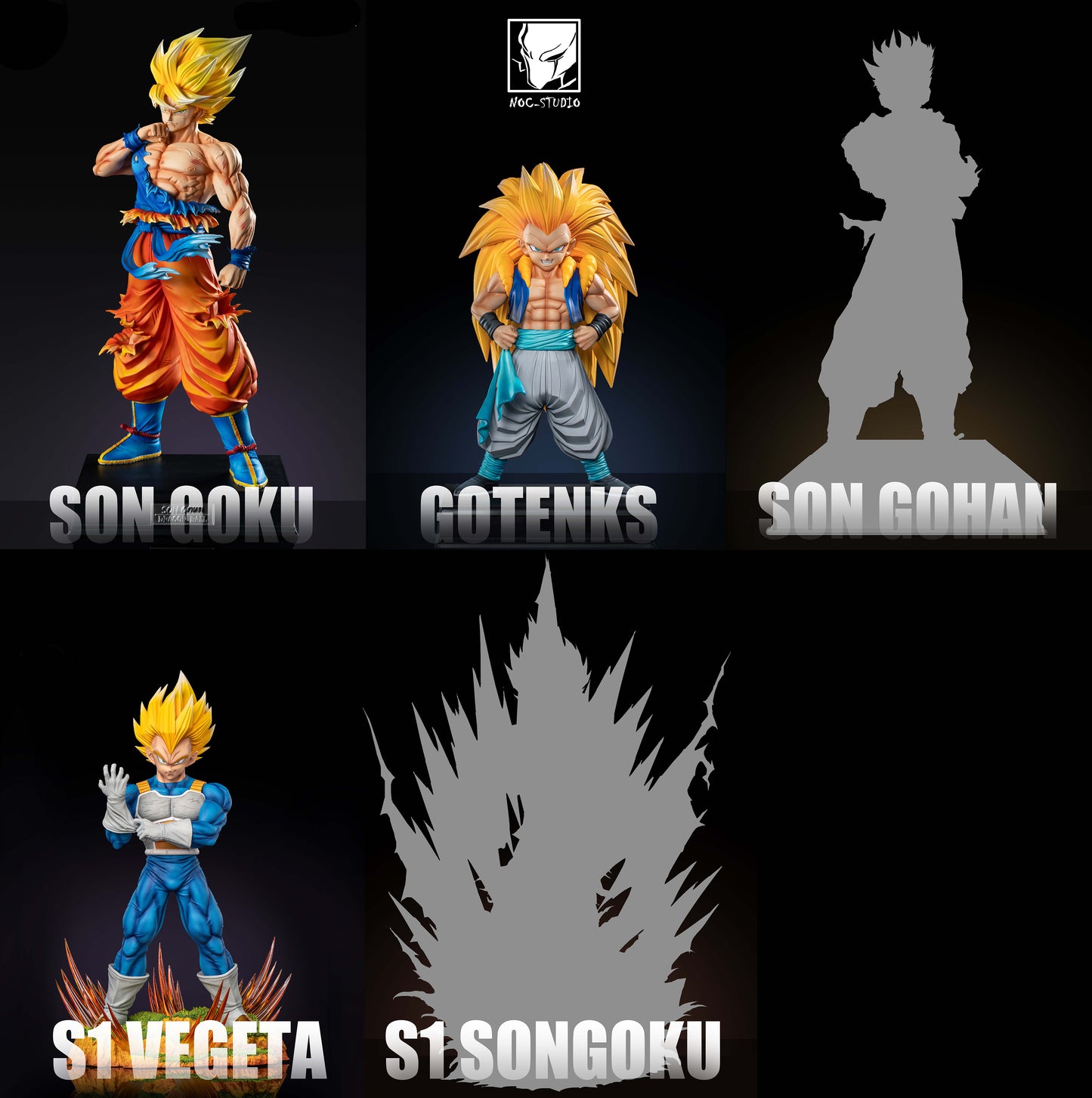 NOC STUDIO – DRAGON BALL Z: SUPER SAIYAN 3 GOTENKS [IN STOCK]