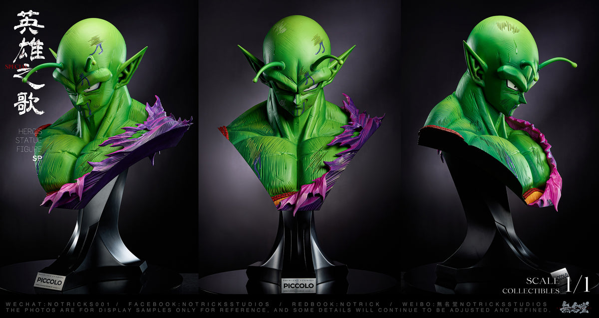 NOTRICKS STUDIOS - DRAGON BALL Z HERO'S STATUE FIGURE SPECIAL, PICCOLO BUST 11 5