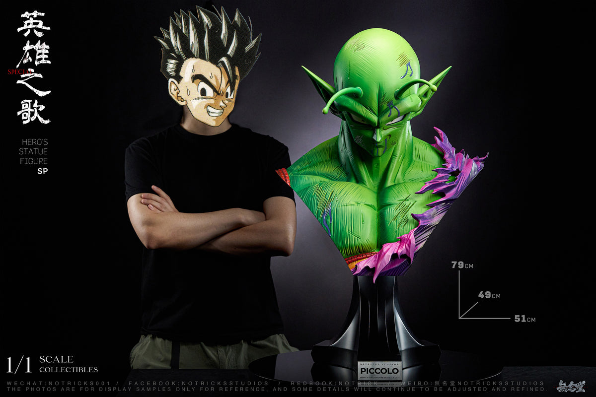 NOTRICKS STUDIOS - DRAGON BALL Z HERO'S STATUE FIGURE SPECIAL, PICCOLO BUST 11 6