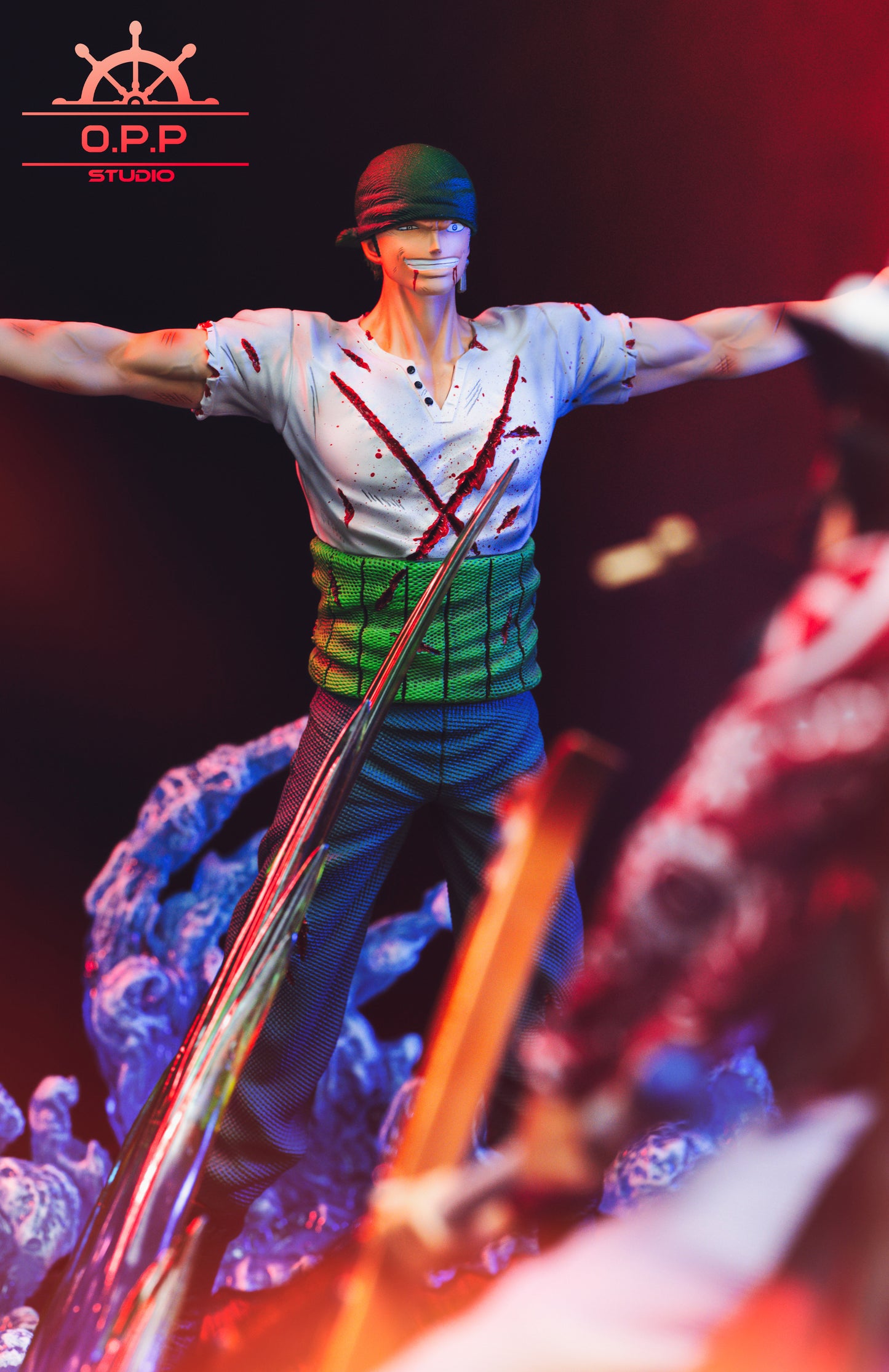 O.P.P STUDIO – ONE PIECE: CLASSIC SCENE SERIES 9. MIHAWK AND 10. ZORO, MIHAWK VS ZORO [IN STOCK]