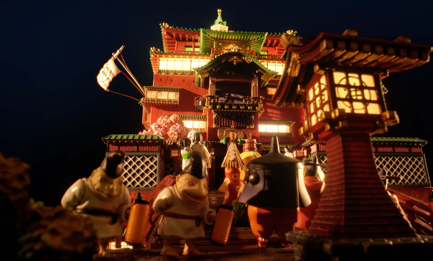 OPM STUDIO – HAYAO MIYAZAKI ANNIVERSARY MODEL 2. SPIRITED AWAY BATHHOUSE 2.0 [IN STOCK]
