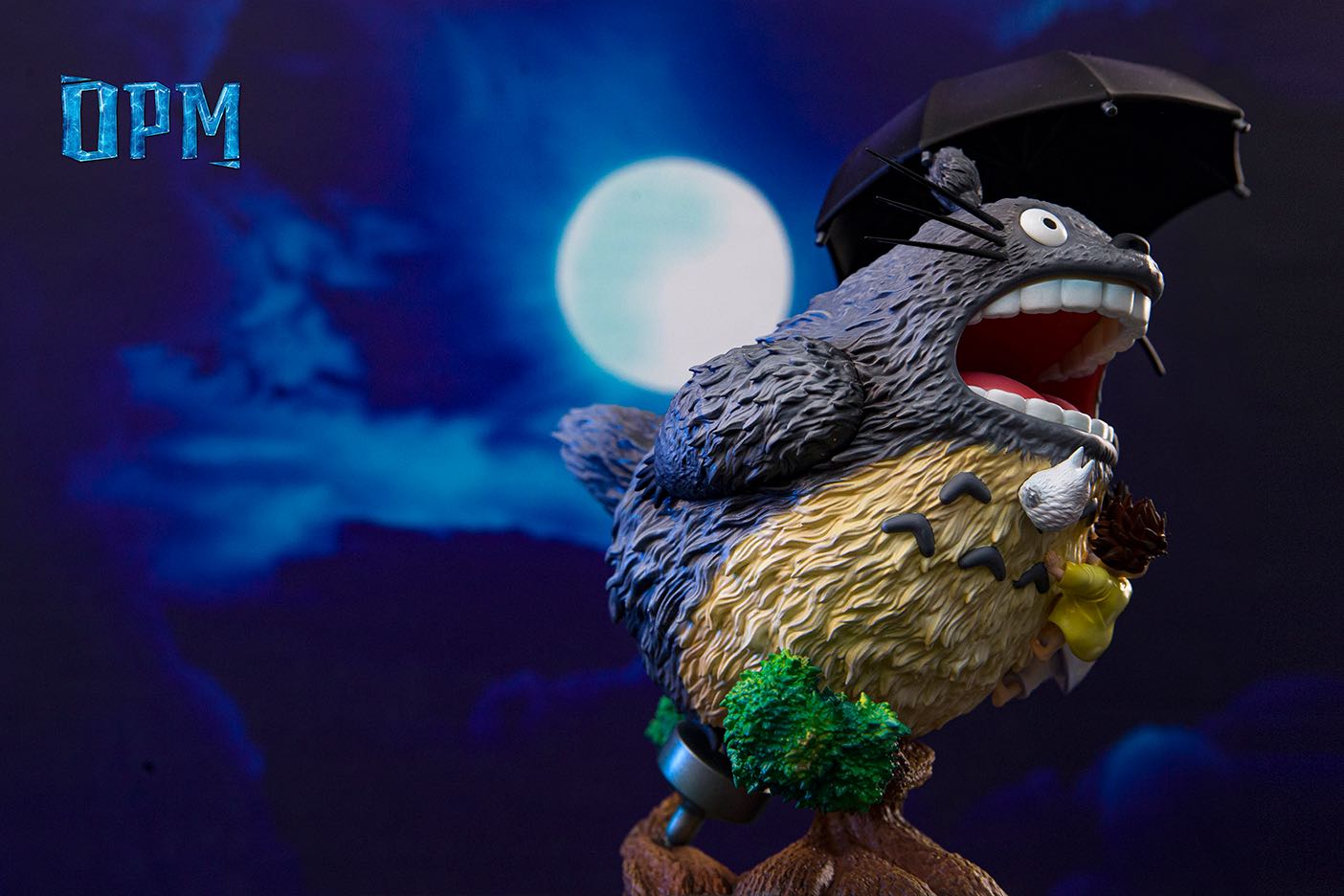 OPM STUDIO – HAYAO MIYAZAKI SMALL ORNAMENT SERIES 2. MY NEIGHBOR TOTORO, UMBRELLA TOTORO [IN STOCK]