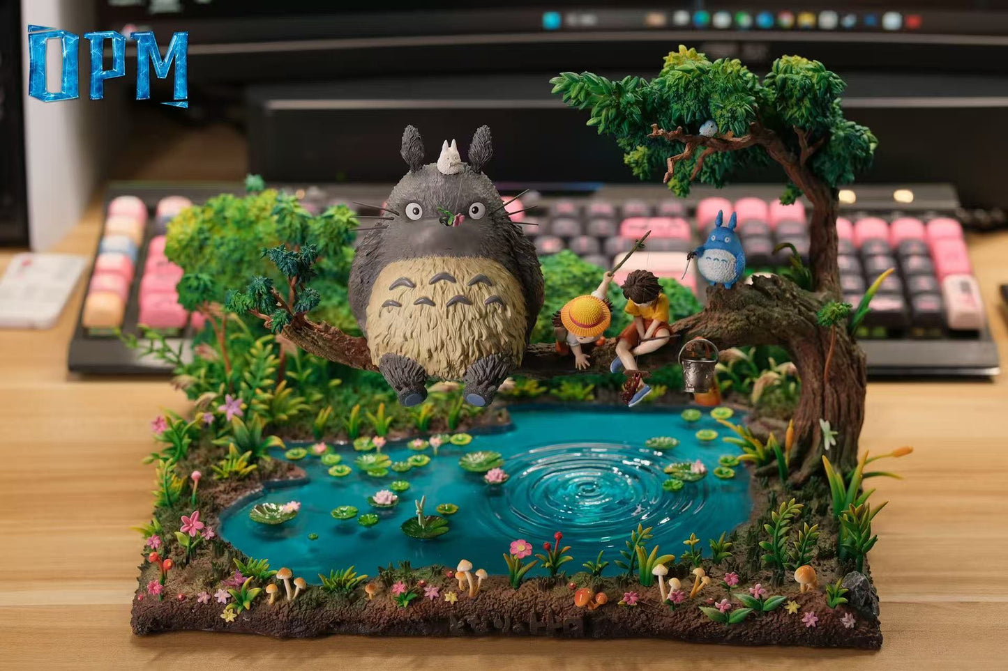 OPM STUDIO – HAYAO MIYAZAKI SMALL SCENE SERIES 5. FISHING TOTORO [IN STOCK]