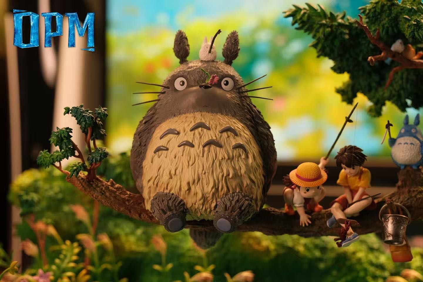 OPM STUDIO – HAYAO MIYAZAKI SMALL SCENE SERIES 5. FISHING TOTORO [IN STOCK]