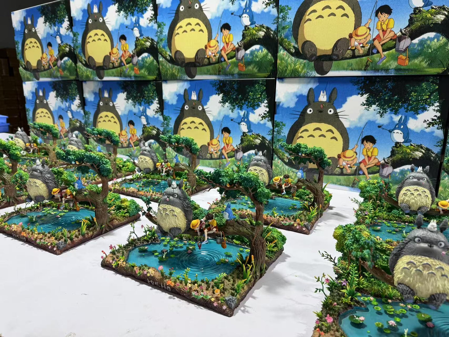 OPM STUDIO – HAYAO MIYAZAKI SMALL SCENE SERIES 5. FISHING TOTORO [IN STOCK]