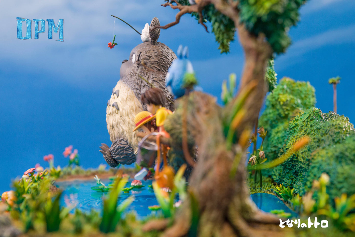 OPM STUDIO – HAYAO MIYAZAKI SMALL SCENE SERIES 5. FISHING TOTORO [IN STOCK]