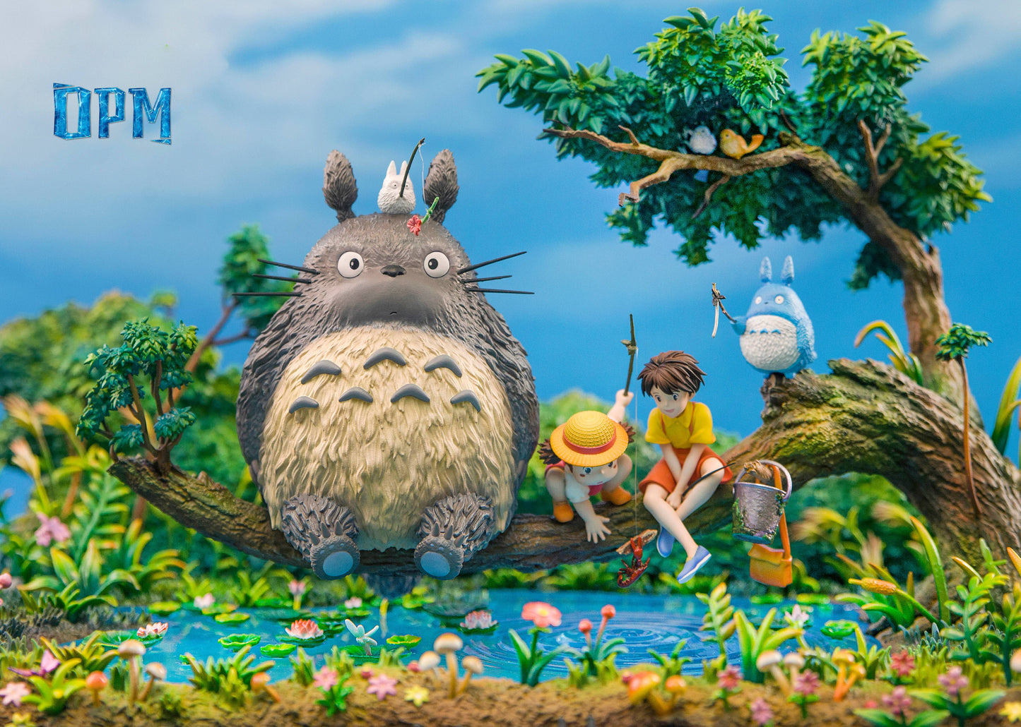 OPM STUDIO – HAYAO MIYAZAKI SMALL SCENE SERIES 5. FISHING TOTORO [IN STOCK]