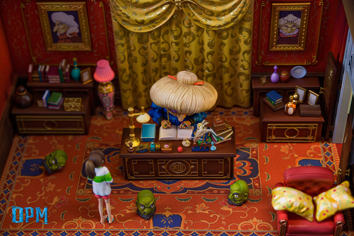 OPM STUDIO – HAYAO MIYAZAKI SMALL SCENE SERIES 6. YUBABA'S OFFICE [IN STOCK]