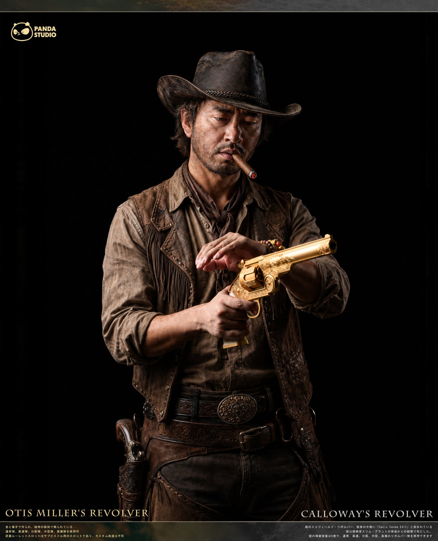 PANDA STUDIO - RED DEAD REDEMPTION 2: 1. CALLOWAY AND OTIS MILLER'S REVOLVERS 1/1 [PRE-ORDER]