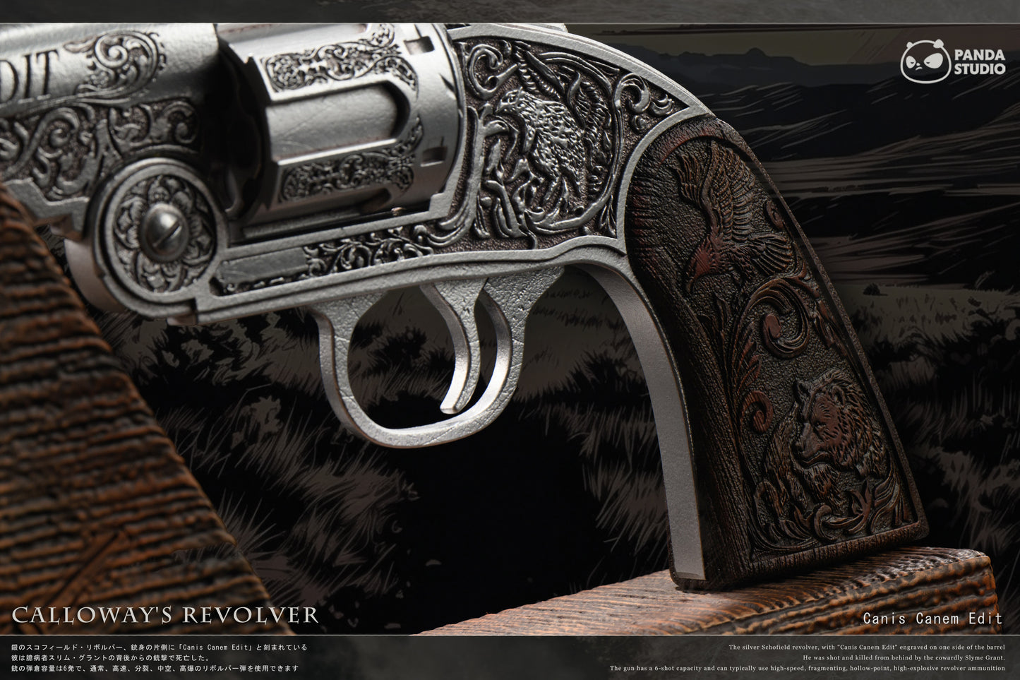 PANDA STUDIO - RED DEAD REDEMPTION 2: 1. CALLOWAY AND OTIS MILLER'S REVOLVERS 1/1 [PRE-ORDER]