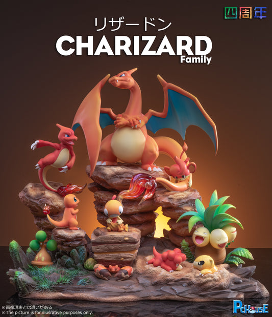 PC HOUSE STUDIO – POKEMON: FOURTH ANNIVERSARY SERIES 2. CHARIZARD FAMILY [PRE-ORDER]
