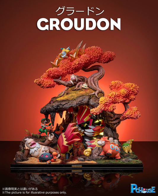 PC HOUSE STUDIO – POKEMON: GROUND-TYPE SERIES, GROUDON [PRE-ORDER]