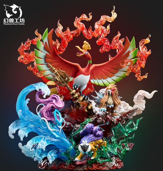 PHANTOM BEAST STUDIO – POKEMON: HO-OH AND THE THREE LEGENDARY BEASTS [PRE-ORDER]