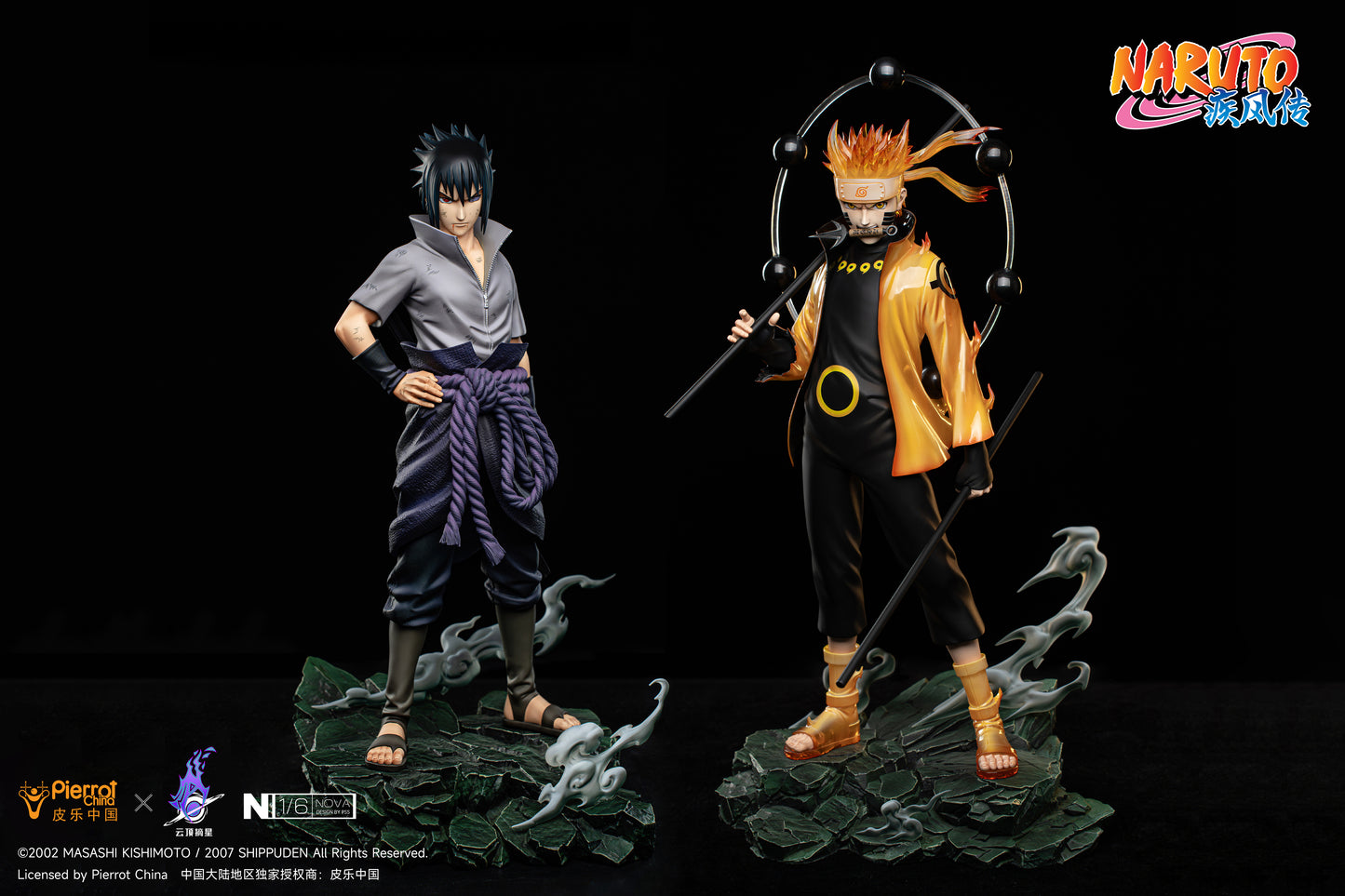 PICKSTAR STUDIO – NARUTO: SIX PATHS SAGE MODE NARUTO AND SASUKE 1/6 (LICENSED) [PRE-ORDER]
