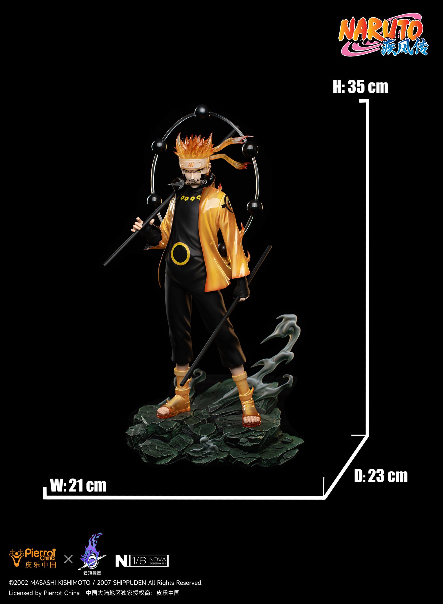 PICKSTAR STUDIO – NARUTO: SIX PATHS SAGE MODE NARUTO AND SASUKE 1/6 (LICENSED) [PRE-ORDER]