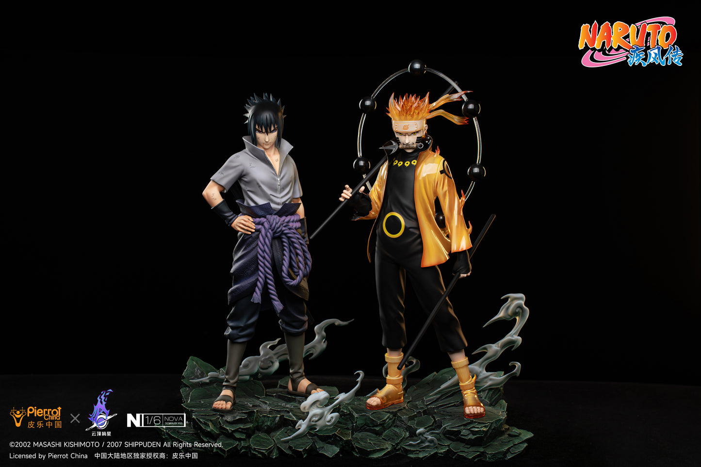 PICKSTAR STUDIO – NARUTO: SIX PATHS SAGE MODE NARUTO AND SASUKE 1/6 (LICENSED) [PRE-ORDER]