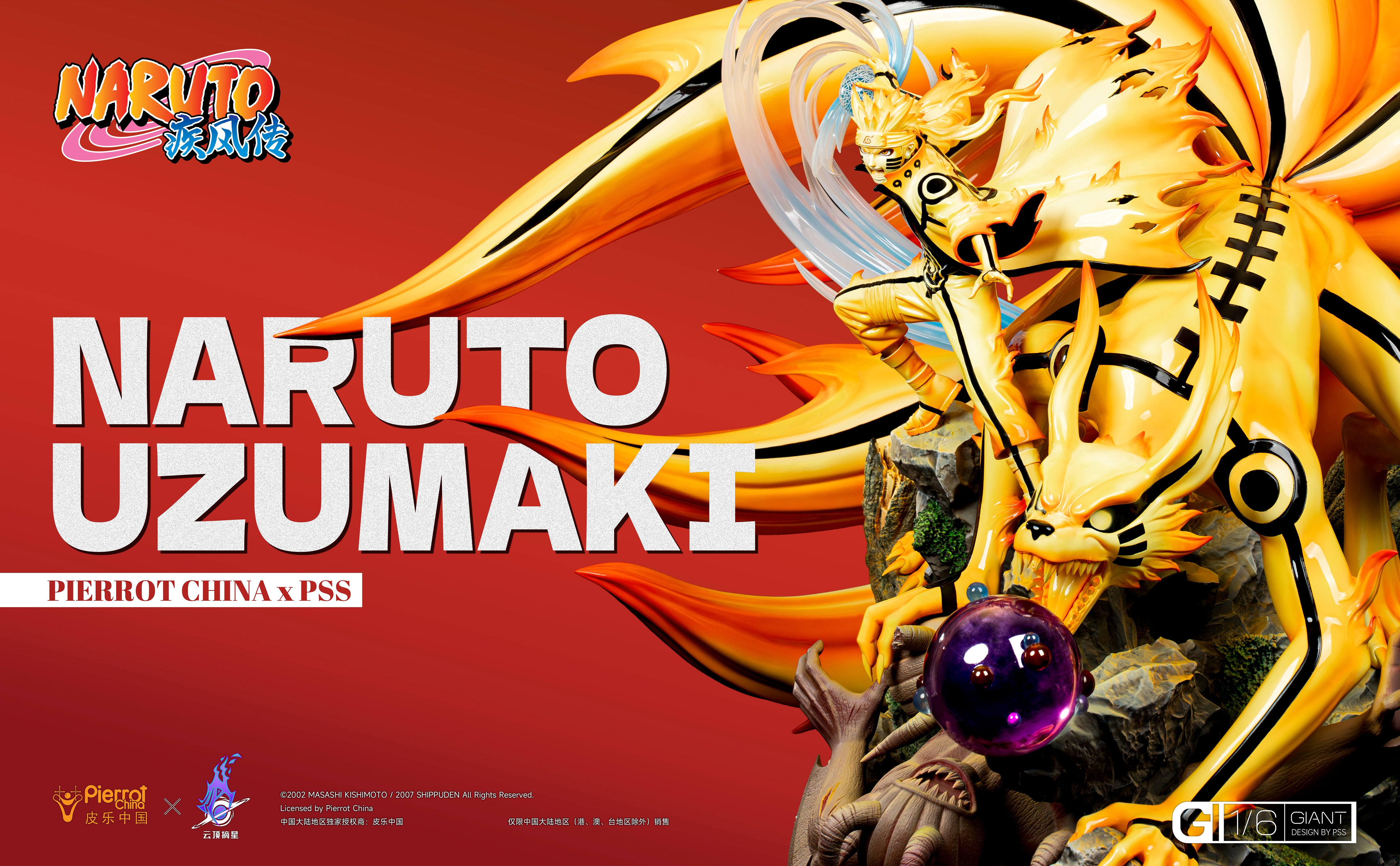 PICKSTAR STUDIO – NARUTO: KURAMA MODE NARUTO (LICENSED) [SOLD OUT