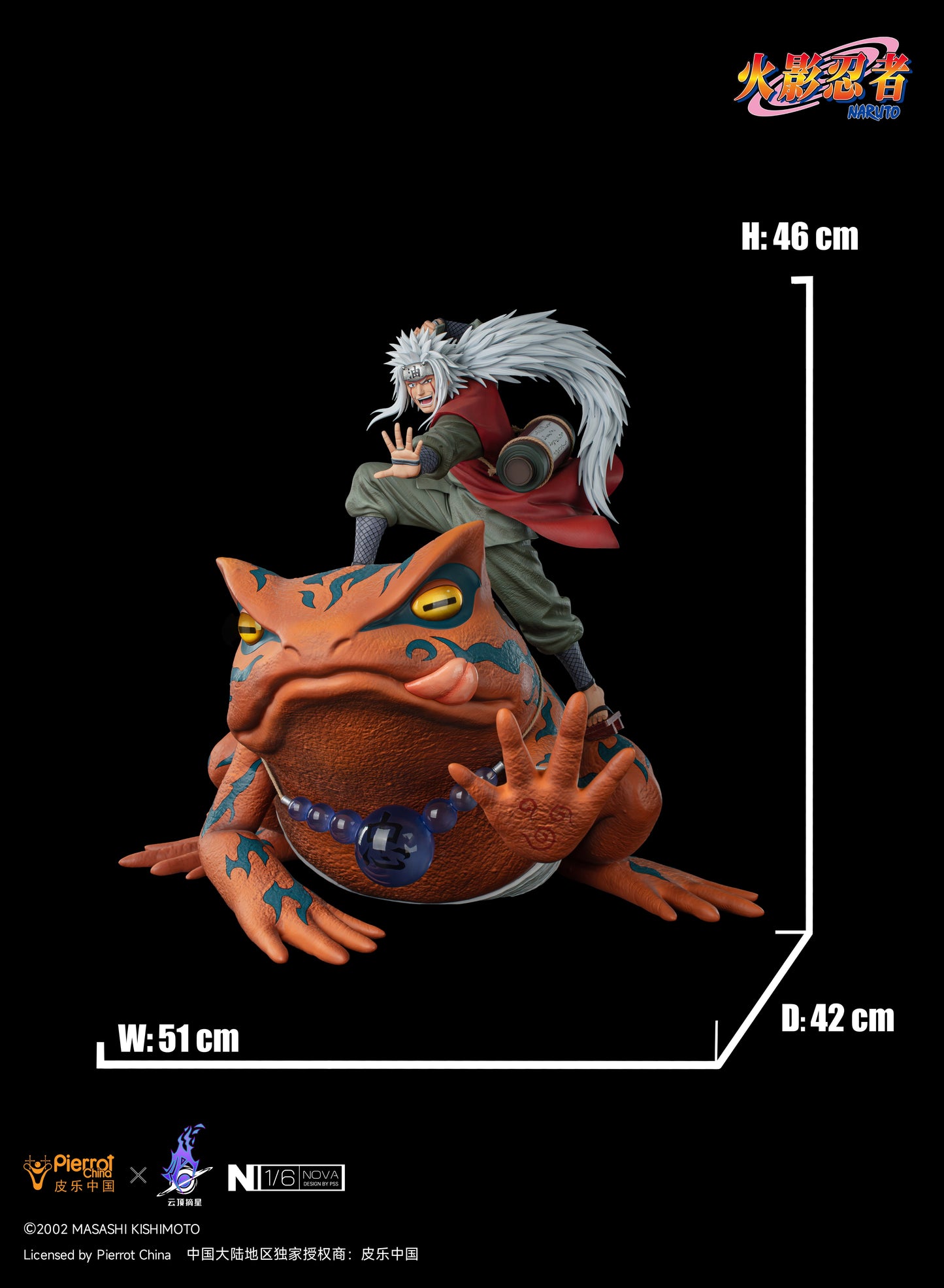 PICKSTAR STUDIO - NARUTO NOVA SERIES, JIRAIYA (LICENSED) 14