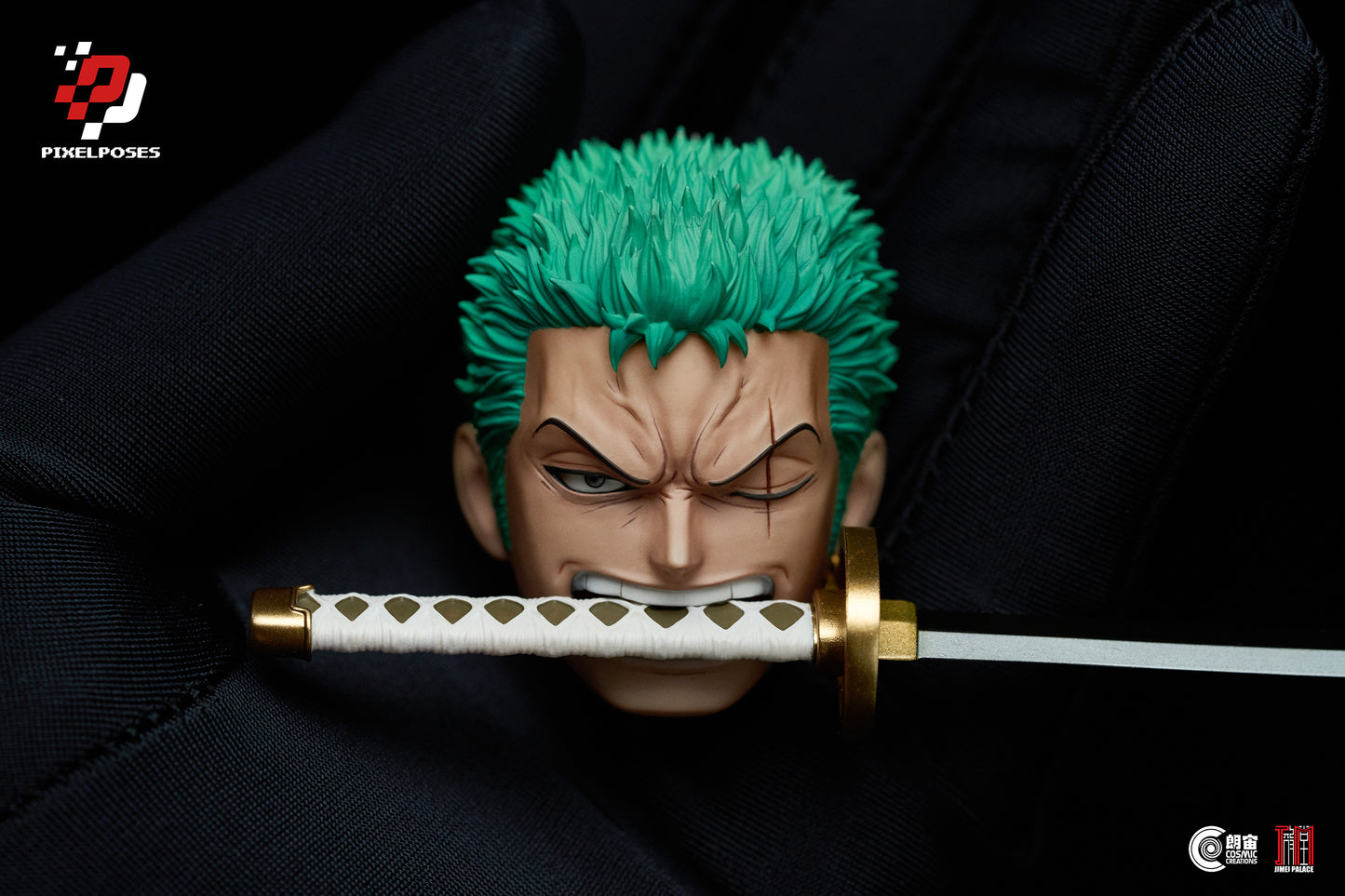 PIXEL POSES x JIMEI PALACE STUDIO – ONE PIECE: 1. RORONOA ZORO PLATINUM SILICONE 1/6 FIGURE [PRE-ORDER]