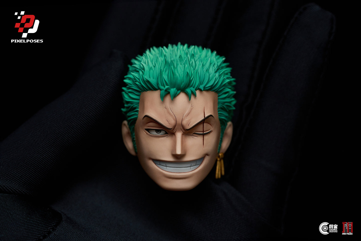 PIXEL POSES x JIMEI PALACE STUDIO – ONE PIECE: 1. RORONOA ZORO PLATINUM SILICONE 1/6 FIGURE [PRE-ORDER]