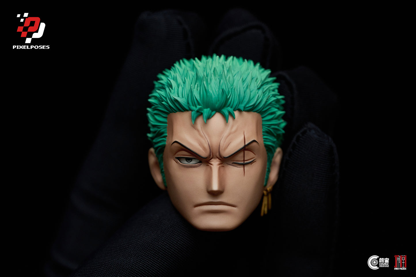 PIXEL POSES x JIMEI PALACE STUDIO – ONE PIECE: 1. RORONOA ZORO PLATINUM SILICONE 1/6 FIGURE [PRE-ORDER]