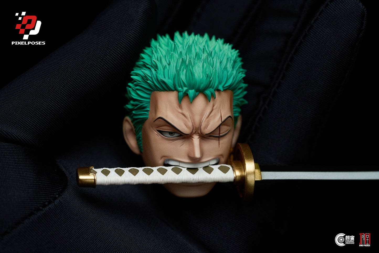 PIXEL POSES x JIMEI PALACE STUDIO – ONE PIECE: 1. RORONOA ZORO PLATINUM SILICONE 1/6 FIGURE [PRE-ORDER]