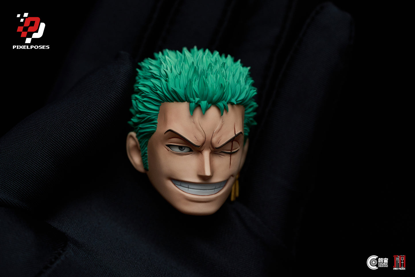 PIXEL POSES x JIMEI PALACE STUDIO – ONE PIECE: 1. RORONOA ZORO PLATINUM SILICONE 1/6 FIGURE [PRE-ORDER]