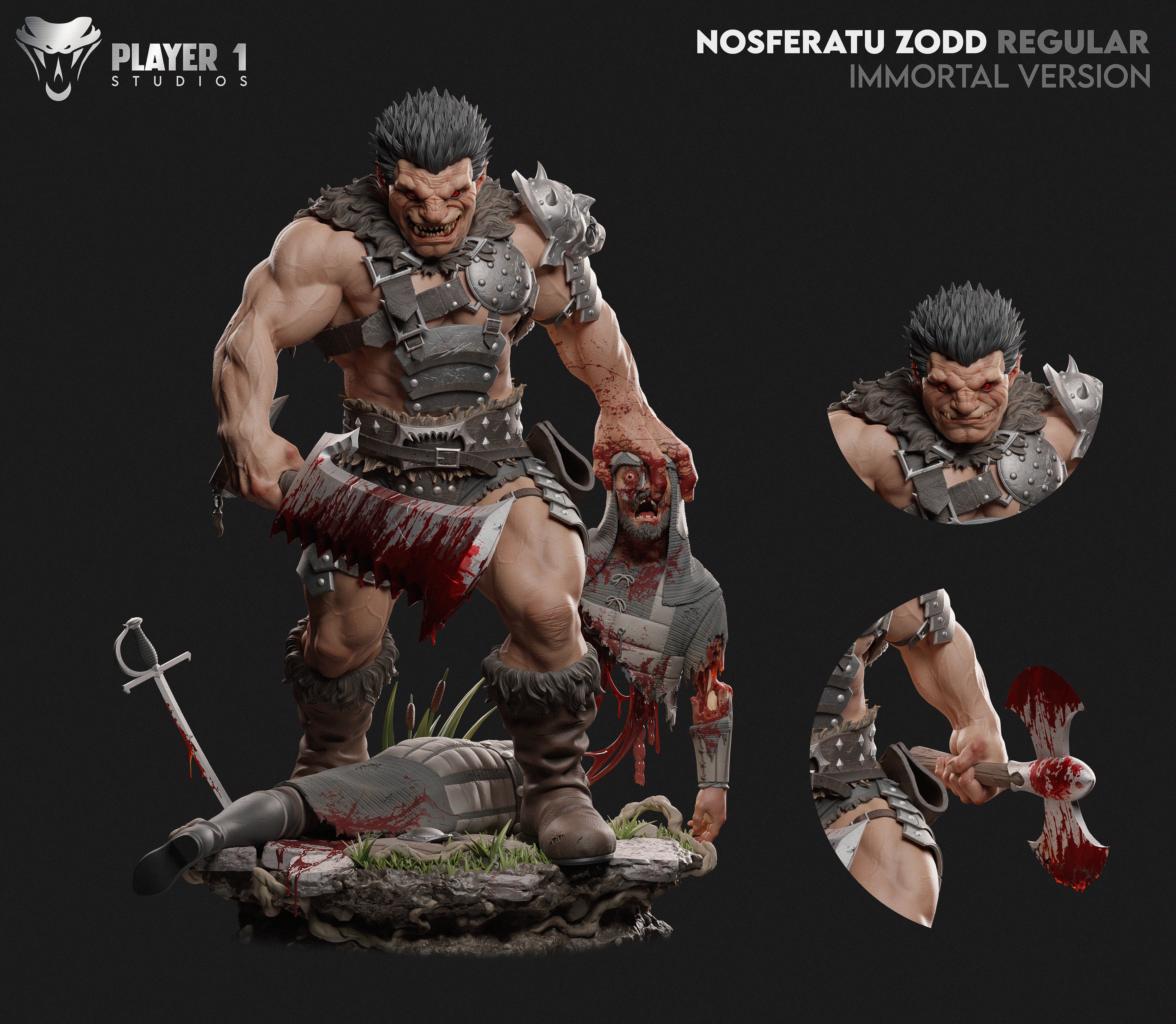 PLAYER 1 STUDIO – BERSERK: FALCONIA WARS SERIES 1. NOSFERATU ZODD