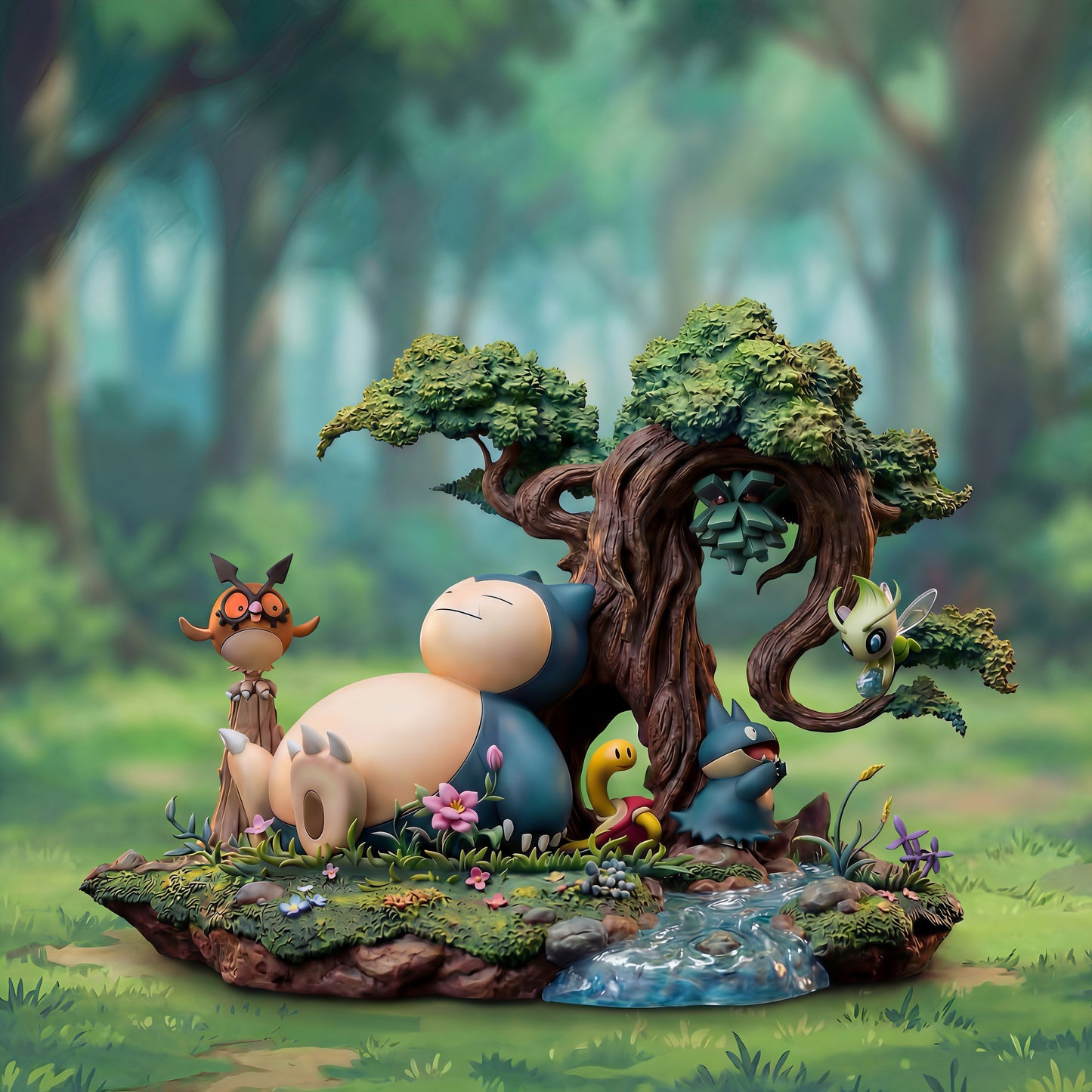 POKE STUDIO – POKEMON: ECOLOGY SERIES, SLEEPING SNORLAX [PRE-ORDER]