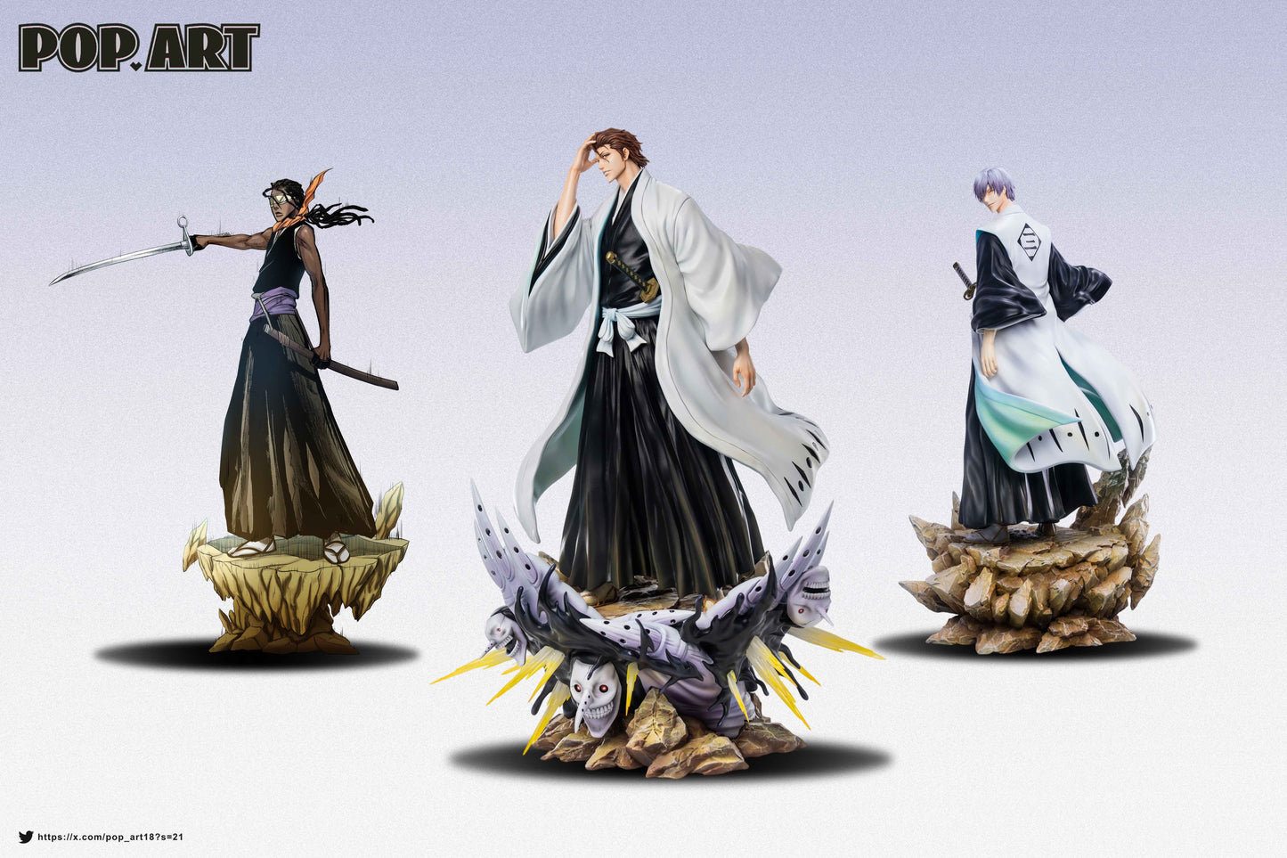 POP ART STUDIO – BLEACH: AIZEN'S REBELS 1. GIN ICHIMARU [PRE-ORDER]