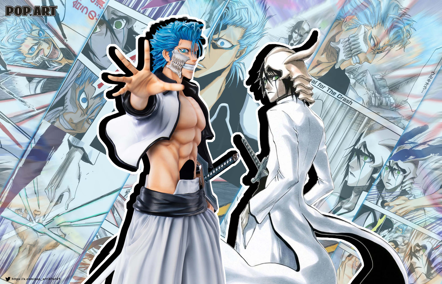 POP ART STUDIO – BLEACH: ESPADA SERIES, GRIMMJOW JAEGERJAQUEZ [PRE-ORDER]